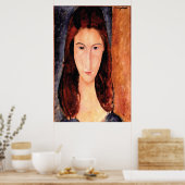 Poster Portrait de Lover par Amedeo Modigliani 1919 (Cuisine)