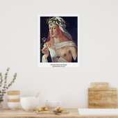 Poster Portrait De Lucrezia Borgia Par Bartolomeo Veneto (Cuisine)