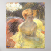 Poster Portrait de Lydia à l'Opéra par Mary Cassatt (Devant)