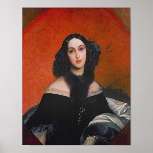 Poster Portrait de M.A. Bek, 1840 (Devant)