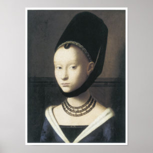Poster Portrait de Madame, 1470, Petrus Christus
