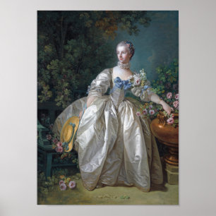 Poster Portrait de Madame Bergeret, Boucher