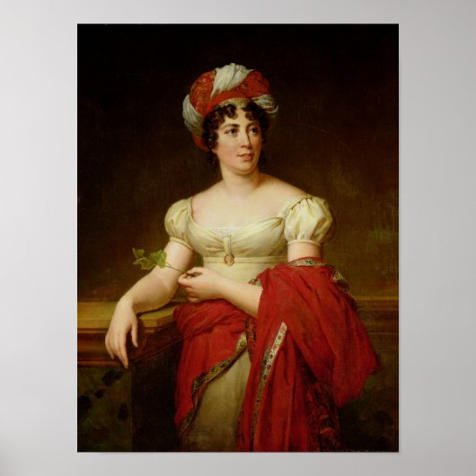 Poster Portrait de Madame de Stael (Devant)
