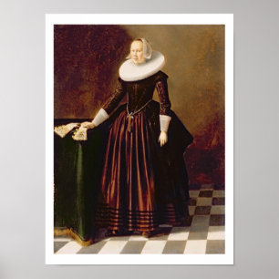 Poster Portrait de Madame (huile sur le panneau)