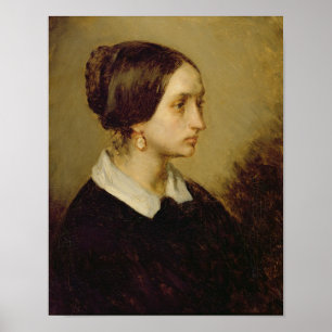 Poster Portrait de Madame Ono, 1844