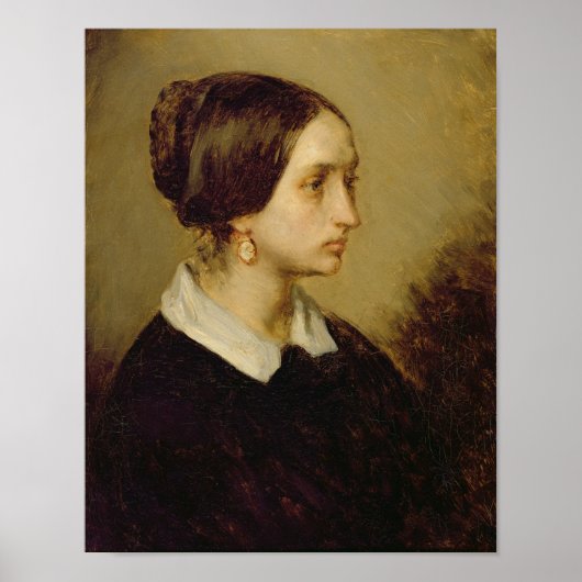 Poster Portrait de Madame Ono, 1844 (Devant)