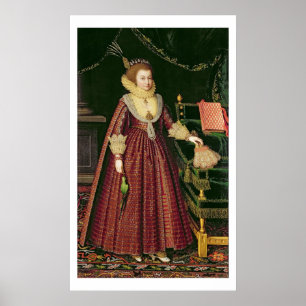 Poster Portrait de Madame, probablement Elizabeth,