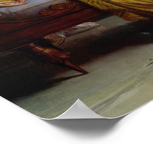 Poster Portrait de Madame Recamier (Coin)