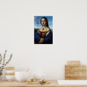 Poster Portrait de Maddalena Doni par Raphael Sanzio (Cuisine)