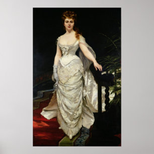 Poster Portrait de Mademoiselle X, 1873