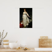 Poster Portrait de Mademoiselle X, 1873 (Cuisine)