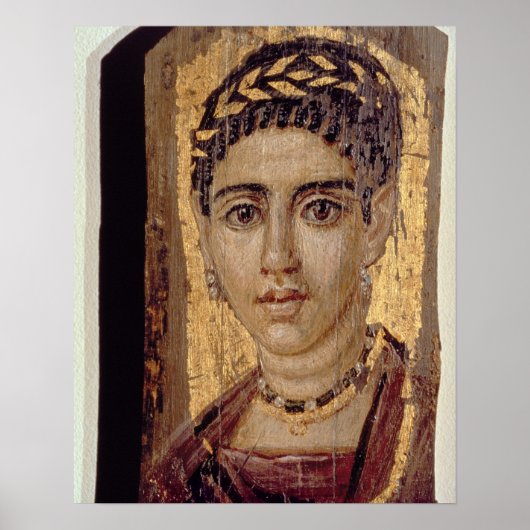 Poster Portrait de maman d'une femme, de Fayum, Romano-Eg (Devant)