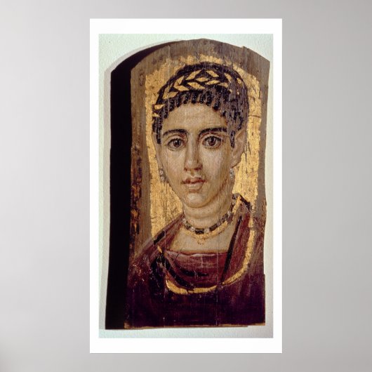 Poster Portrait de maman d'une femme, de Fayum, Romano-Eg (Devant)