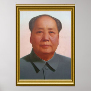 Poster portrait de mao