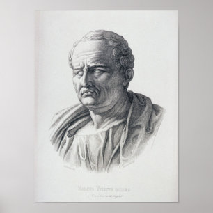 Poster Portrait de Marcus Tullius Cicero