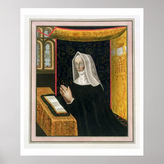 Poster Portrait de Margaret Beaufort, comtesse de Richmon (Devant)
