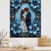 Poster Portrait de mariage romantique (Cuisine)