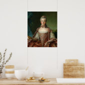 Poster Portrait de Marie Adelaide 1756 (Cuisine)
