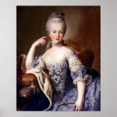 Poster Portrait de Marie Antoinette - Martin van Meytens (Devant)