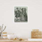 Poster Portrait de Marie, Reine des Écossais (1542-1587)  (Cuisine)