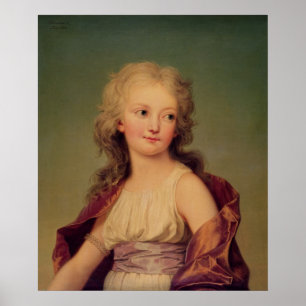 Poster Portrait de Marie-Thérèse Charlotte de France