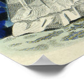 Poster Portrait de mariée de la fête de mariage victorien (Coin)