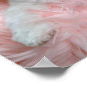 Poster Portrait de marionnettes blanc fantaisie adorable (Coin)