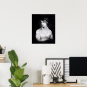 Poster Portrait de Mary Wollstonecraft Godwin (Bureau à domicile)