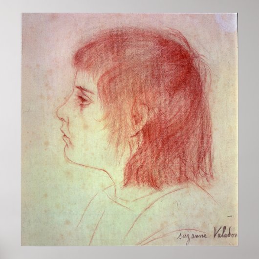Poster Portrait de Maurice Utrillo comme enfant (Devant)