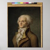 Poster Portrait de Maximilien de Robespierre (Devant)