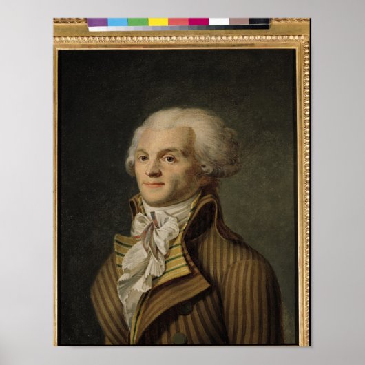 Poster Portrait de Maximilien de Robespierre (Devant)