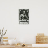Poster Portrait de Médaillon de Madame de La Fayette (Cuisine)