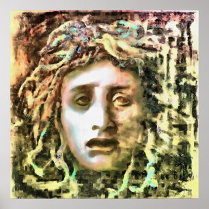 Poster Portrait de Medusa d'un Gorgon
