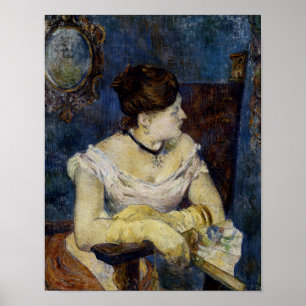 Poster Portrait de Mette Gauguin, la femme de l'artiste