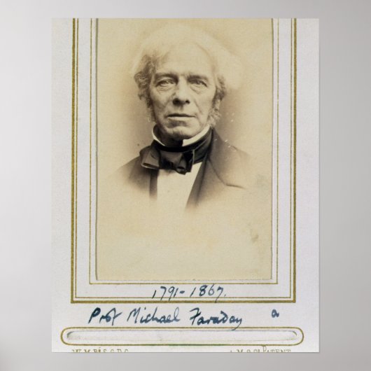 Poster Portrait de Michael Faraday (1791-1867) (album p (Devant)