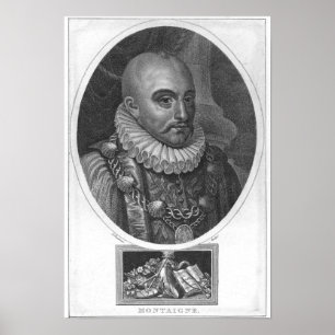 Poster Portrait de Michel de Montaigne