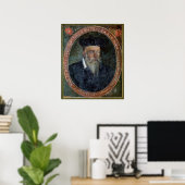 Poster Portrait de Michel de Nostradame (Bureau à domicile)
