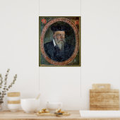 Poster Portrait de Michel de Nostradame (Cuisine)