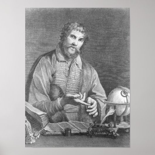 Poster Portrait de Michel de Nostradame (Devant)