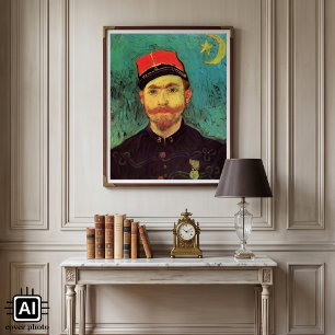 Poster Portrait de Milliet, l'amant par Vincent van Gogh