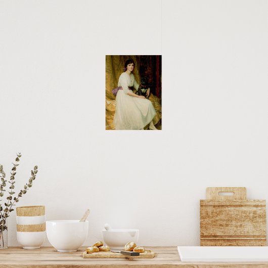 Poster Portrait de Mlle Dorothy Dicksee (Cuisine)