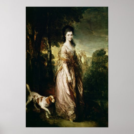 Poster Portrait de Mme Lowndes-Stone c.1775 (Devant)