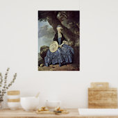 Poster Portrait de Mme Oswald par Johann Zoffany (Cuisine)