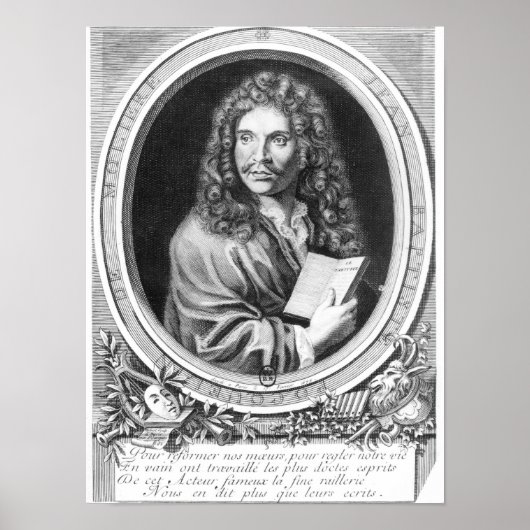 Poster Portrait de Molière (Devant)