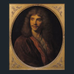 Poster Portrait de Molière<br><div class="desc">Portrait de Molière (1622-1673) de l'Ecole Française située au Château de Versailles,  France. Le Portrait de Molière (1622-1673) a été créé autour du 17ème siècle.</div>