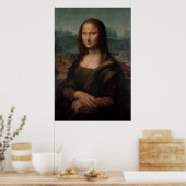 Poster Portrait de Mona Lisa de Léonard de Vinci (Cuisine)