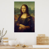 Poster Portrait de Mona Lisa par Léonard de Vinci (Cuisine)
