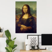 Poster Portrait de Mona Lisa par Léonard de Vinci (Bureau à domicile)