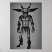 Poster Portrait de monstre cool Bizarre | Art AI (Devant)