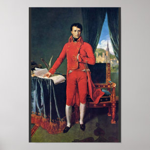 Poster Portrait De Napoléon Bonaparte Comme Premier Consu